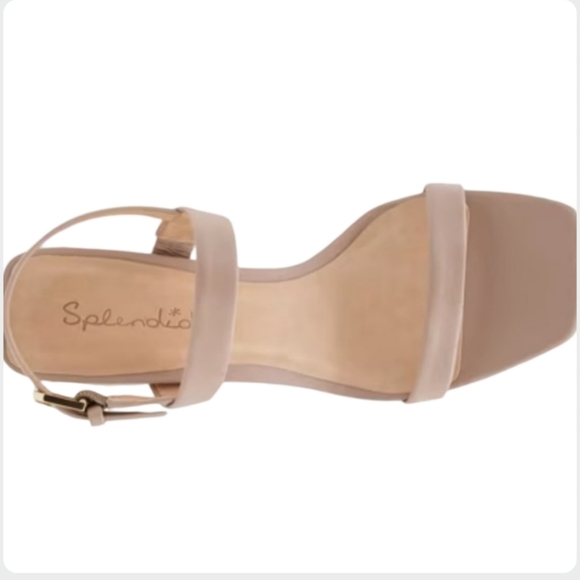 Splendid Keeva Square Toe Leather Sandals Size 9.5 | NEW Blush Pink /Nude - Picture 11 of 13